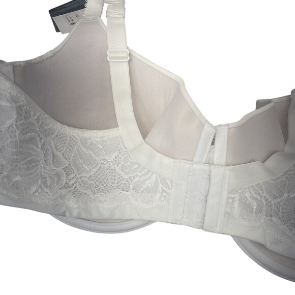 Bali White Lace Desire Underwire Bra 42DD Full Coverage Shaping Foam Style 6542 - Picture 9 of 12